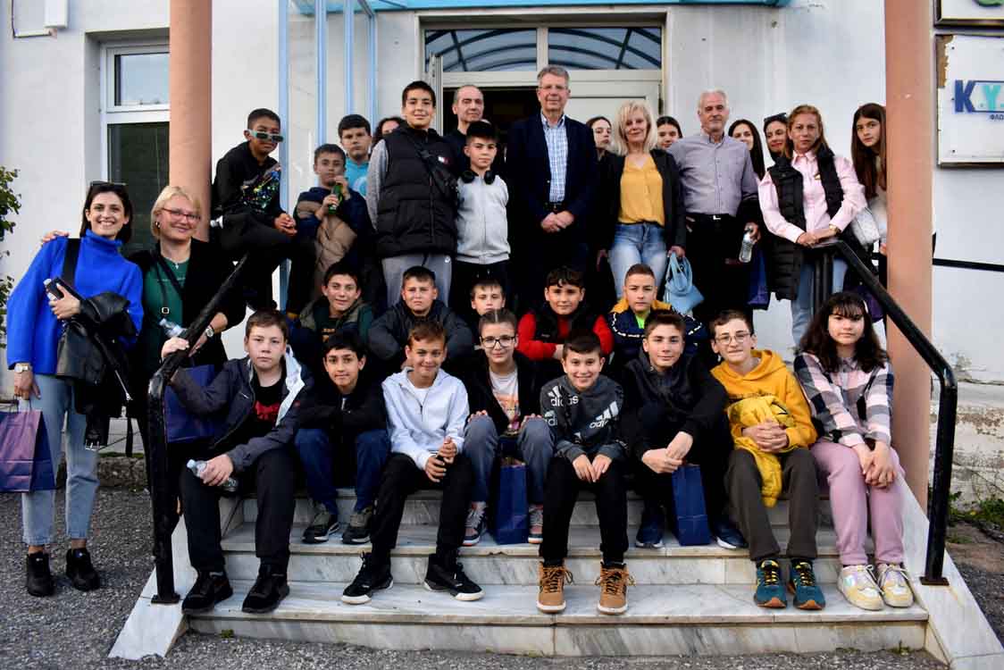 Συνάντηση του Αντιπεριφερειάρχη Φλώρινας Σωτήρη Βόσδου με μαθητές του16ουΔημοτικού Σχολείου Θεσσαλονίκης (Κάτω Τούμπας)