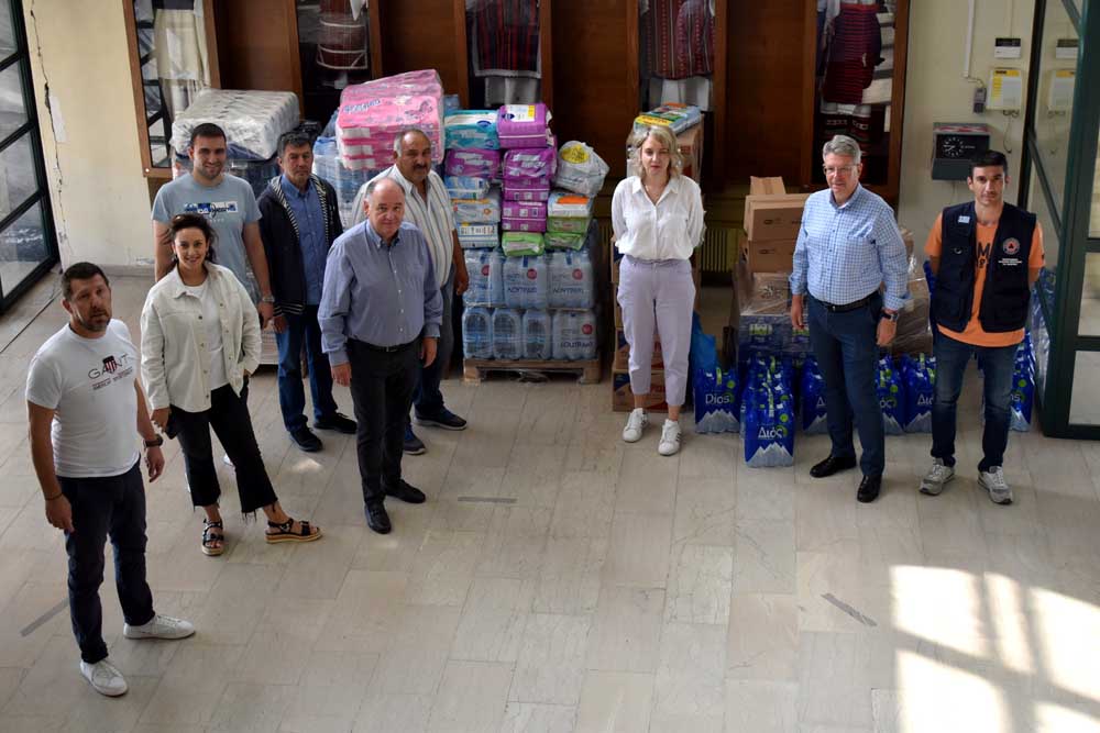 Ολοκληρώθηκε η αποστολή ανθρωπιστικής βοήθειας της Π.Ε. Φλώρινας στους πλημμυροπαθείς των Τρικάλων