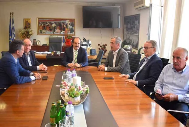 Επίσκεψη του Υφυπουργού Εσωτερικών Στάθη Κωνσταντινίδη στο γραφείο του Αντιπεριφερειάρχη Φλώρινας