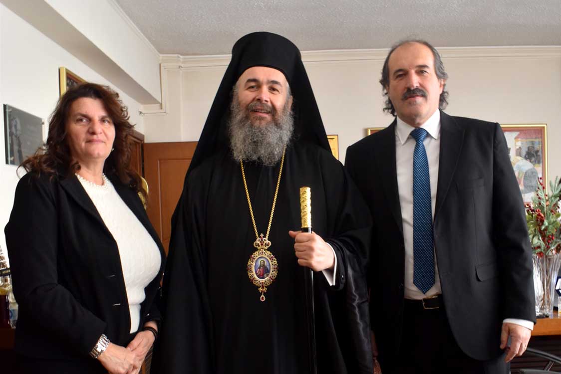 Ανταλλαγή ευχών για το νέο έτος (2026) στο γραφείο του Αντιπεριφερειάρχη Φλώρινας