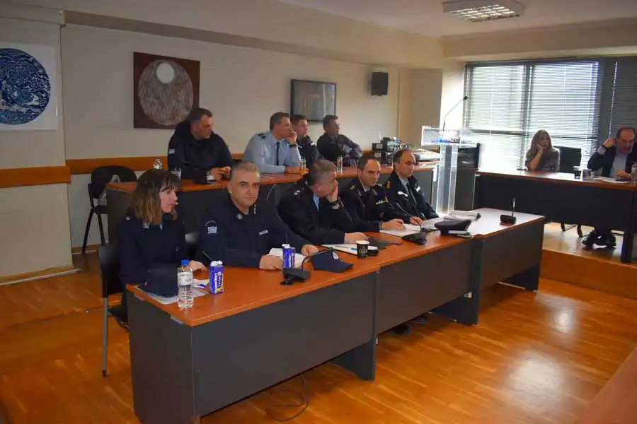 Ενημερωτική συνάντηση με τα στελέχη της Ελληνικής Αστυνομίας για την ευλογία των αιγοπροβάτων στο Διοικητήριο της Π.Ε. Φλώρινας