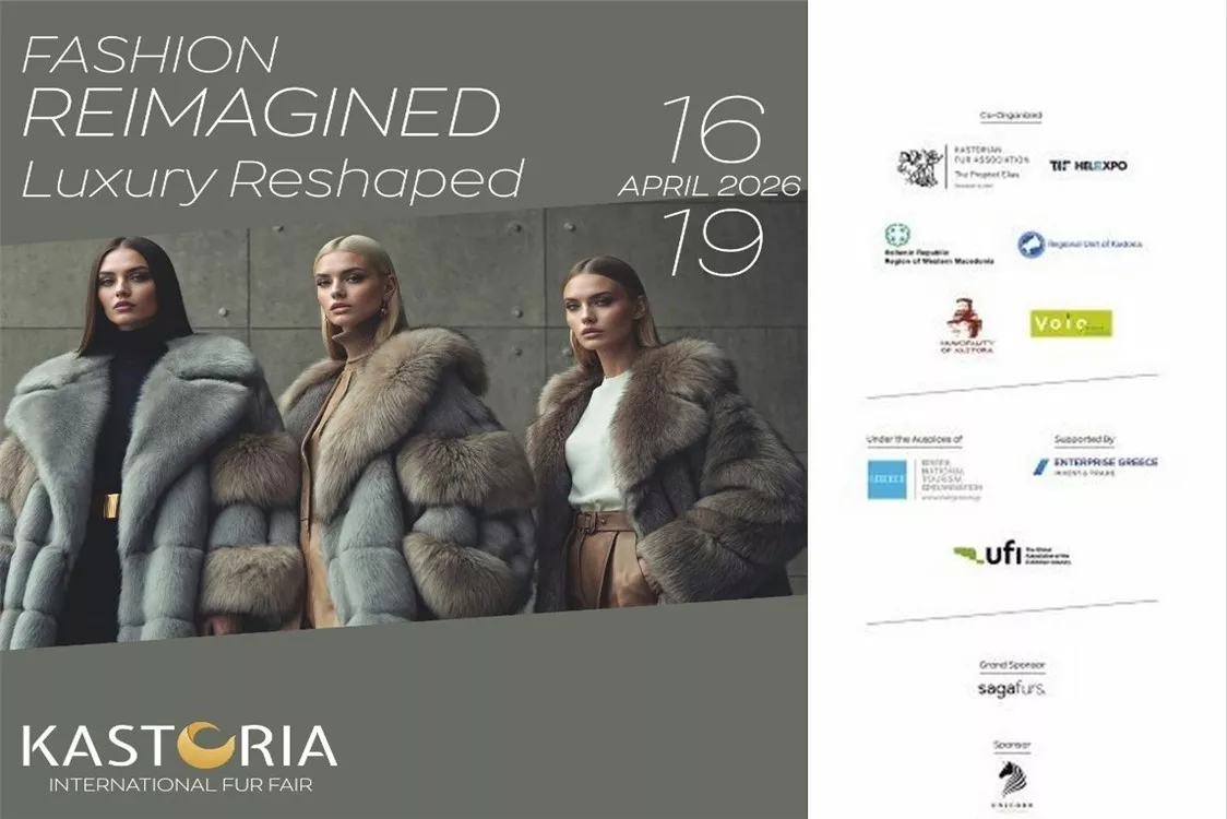 Διεθνής έκθεση γούνας Καστοριάς 2026 - αφίσα