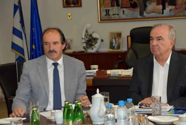 Συνάντηση Αναπληρωτή Υπουργού Εθνικής Οικονομίας και Οικονομικών στο Διοικητήριο της Περιφερειακής Ενότητας Φλώρινας